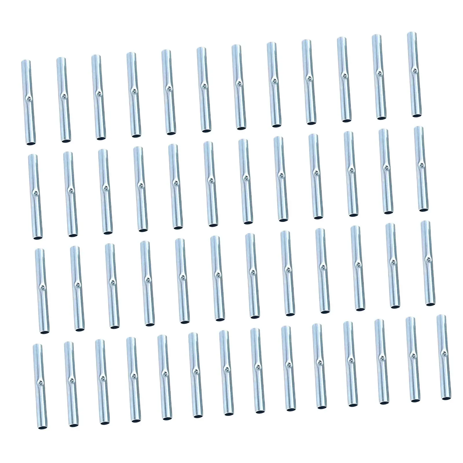Durable Metal Tent Pole Connector Versatile Joint Sleeve for Greenhouse Frame Garden Hoop Outdoor Repair