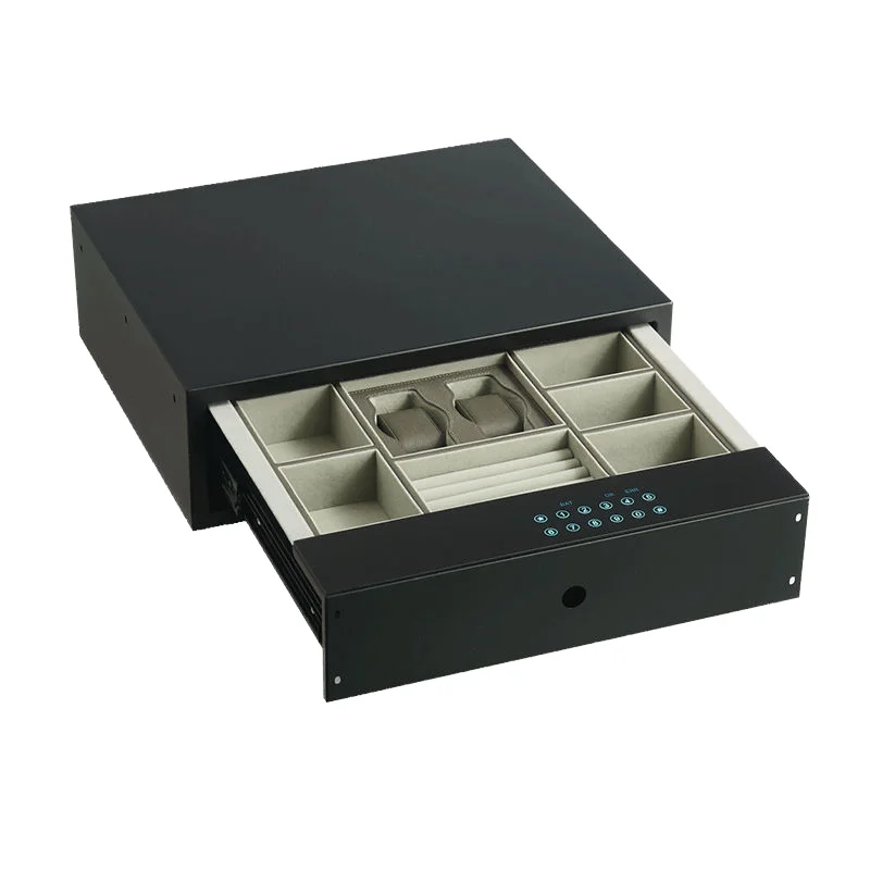 High Quality Intelligent Steel Dressing Room Safe Electronic Digital Lock Theftproof Password Divided Drawers Hidden Secret Safe