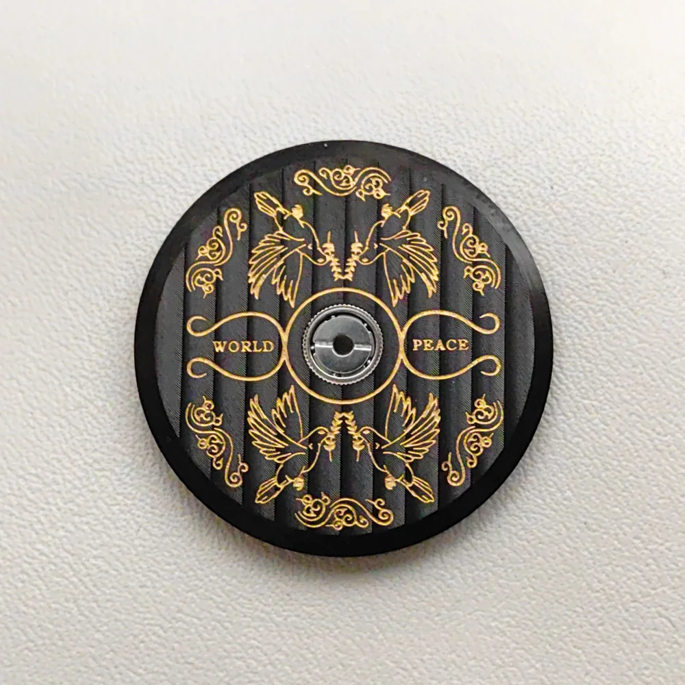 Круглый ротор движения NH35, автоматические детали молотка, пригодные для NH36 NH38 NH39 4R35 7S26 NH35, ротор молотка с осциллирующим весом