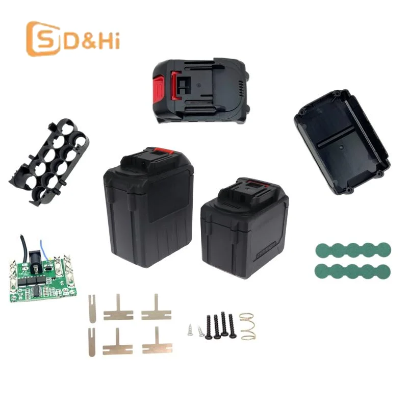 1 Set Plastic 10/15/20/30X18650 Li-Ion Battery Case Circuit Board PCB For Lithium Battery 21V Housings Socket