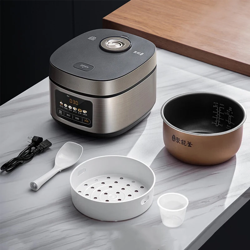 Midea Rice Cooker 4L/5L Capacity Multifunctional Electric Rice Cooker Non-Stick Metal Shell Kitchen Appliances For 2-11 People