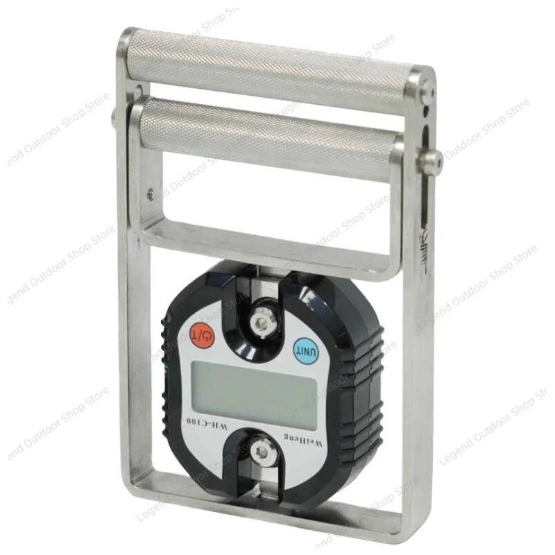 Portable digital display spring grip exerciser finger flexor strength tester with LCD screen for fitness