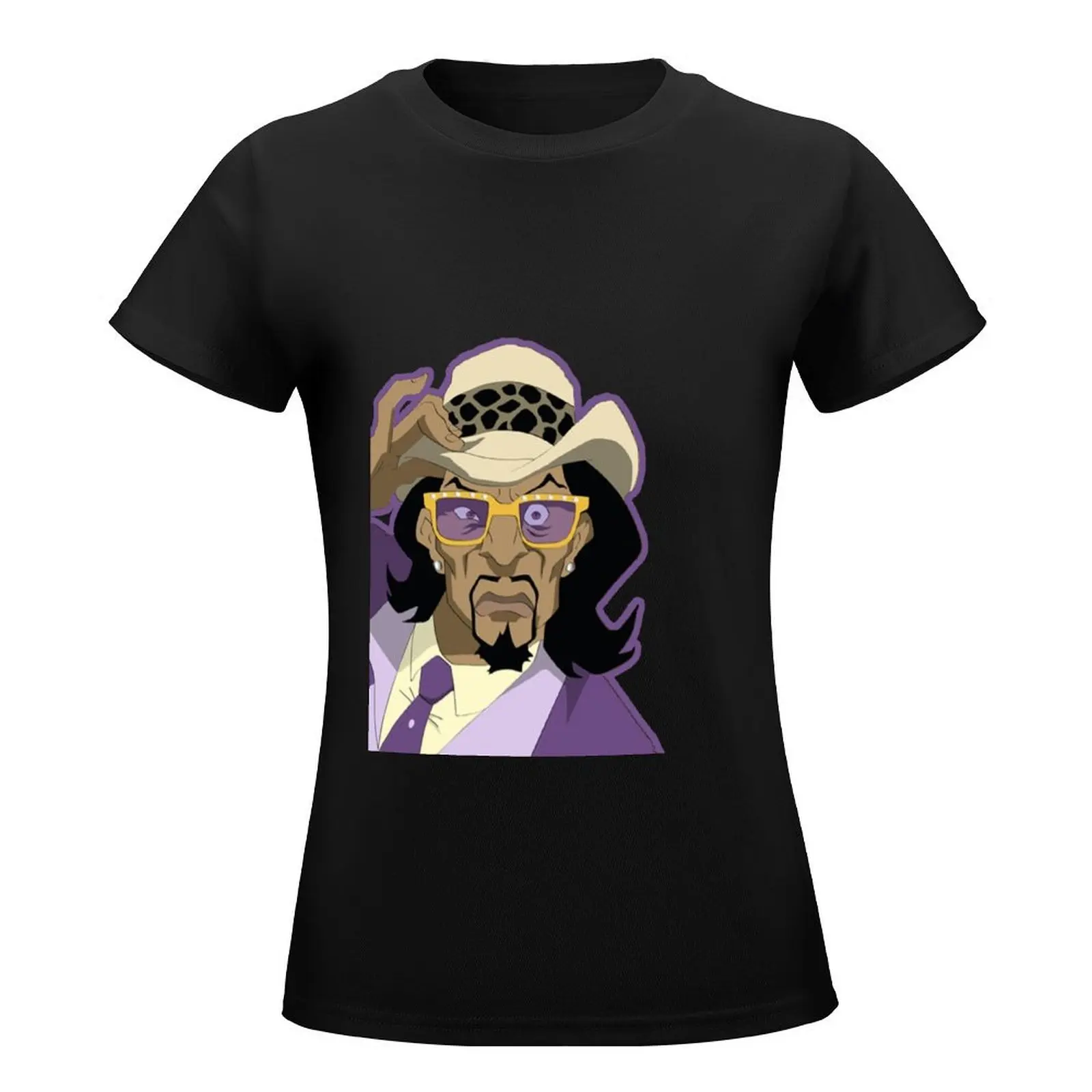 Boondocks A Pimp Named Slickback Shirt T-Shirt female cute clothes tops T-shirt Women