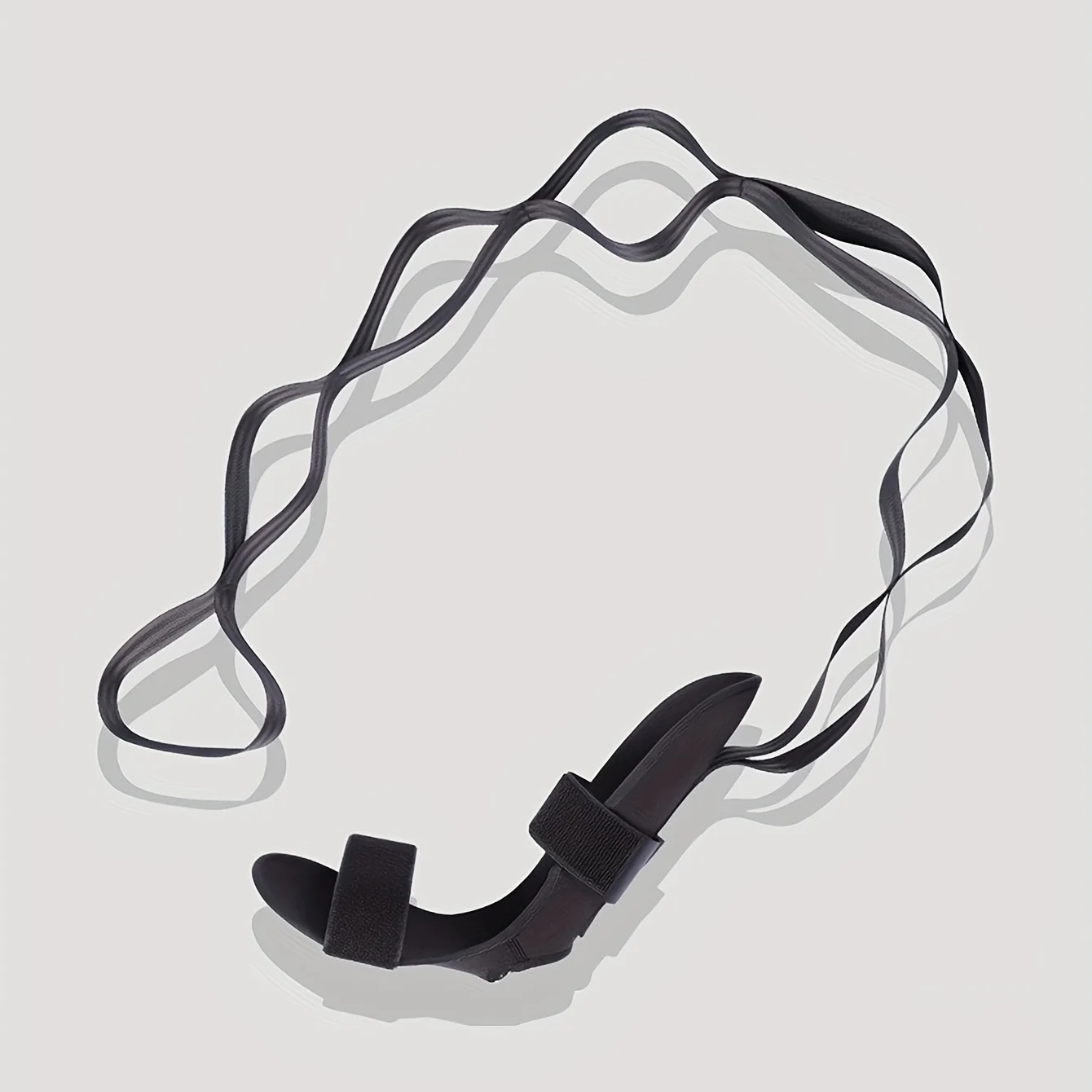 معدات التدريب على إعادة التأهيل رباط تمتد حزام الكاحل المشترك تصحيح قطرة القدم السكتة الدماغية شلل نصفي اليوغا تمتد حزام