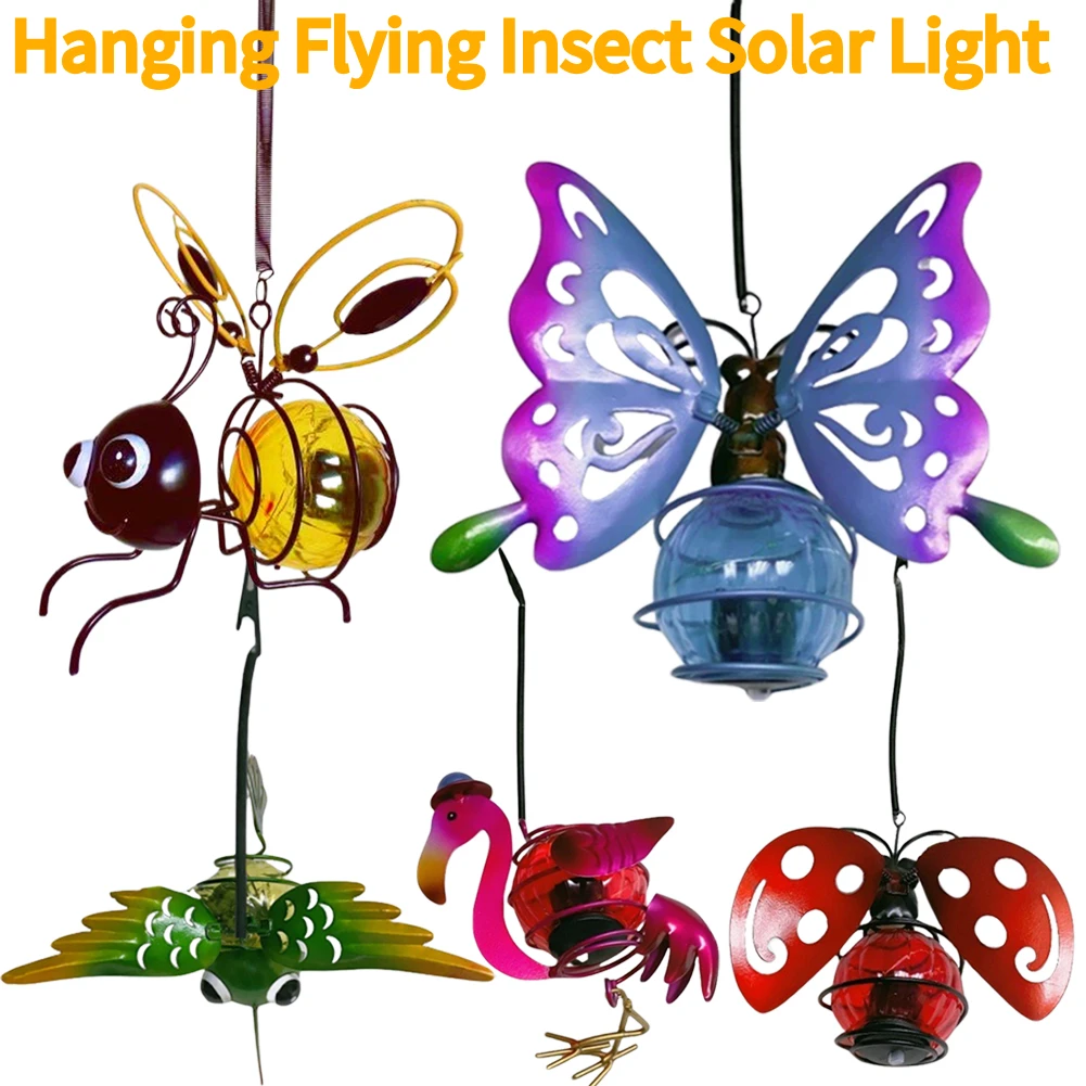 

LED Cute Statue Ornament Lamp Painted Iron Art Crafts Light Simulation Animal Solar Light Yard Balcony Porch Garden Decoration