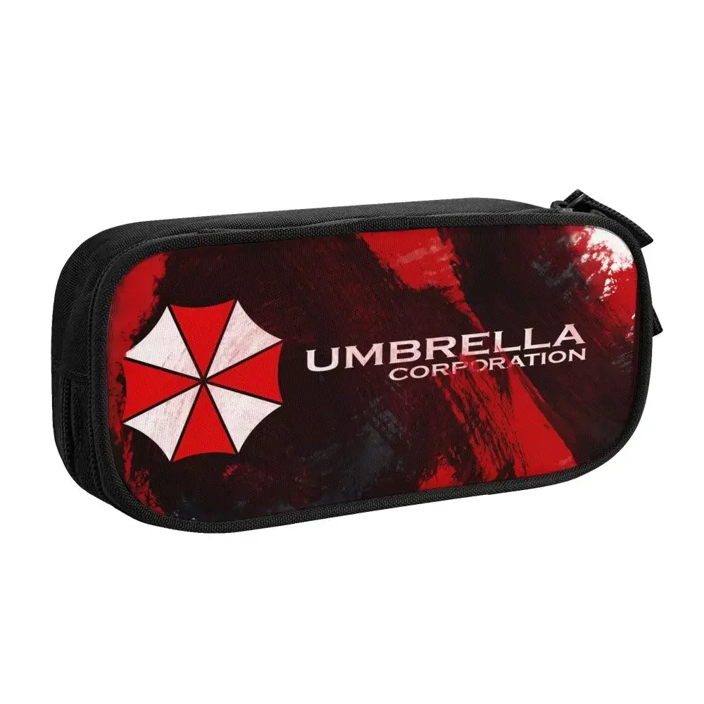 

Corporation Red Umbrella Big Capacity Pencil Pen Case Stationery Bag Pouch Holder Box Organizer for Teens Girls Adults Student