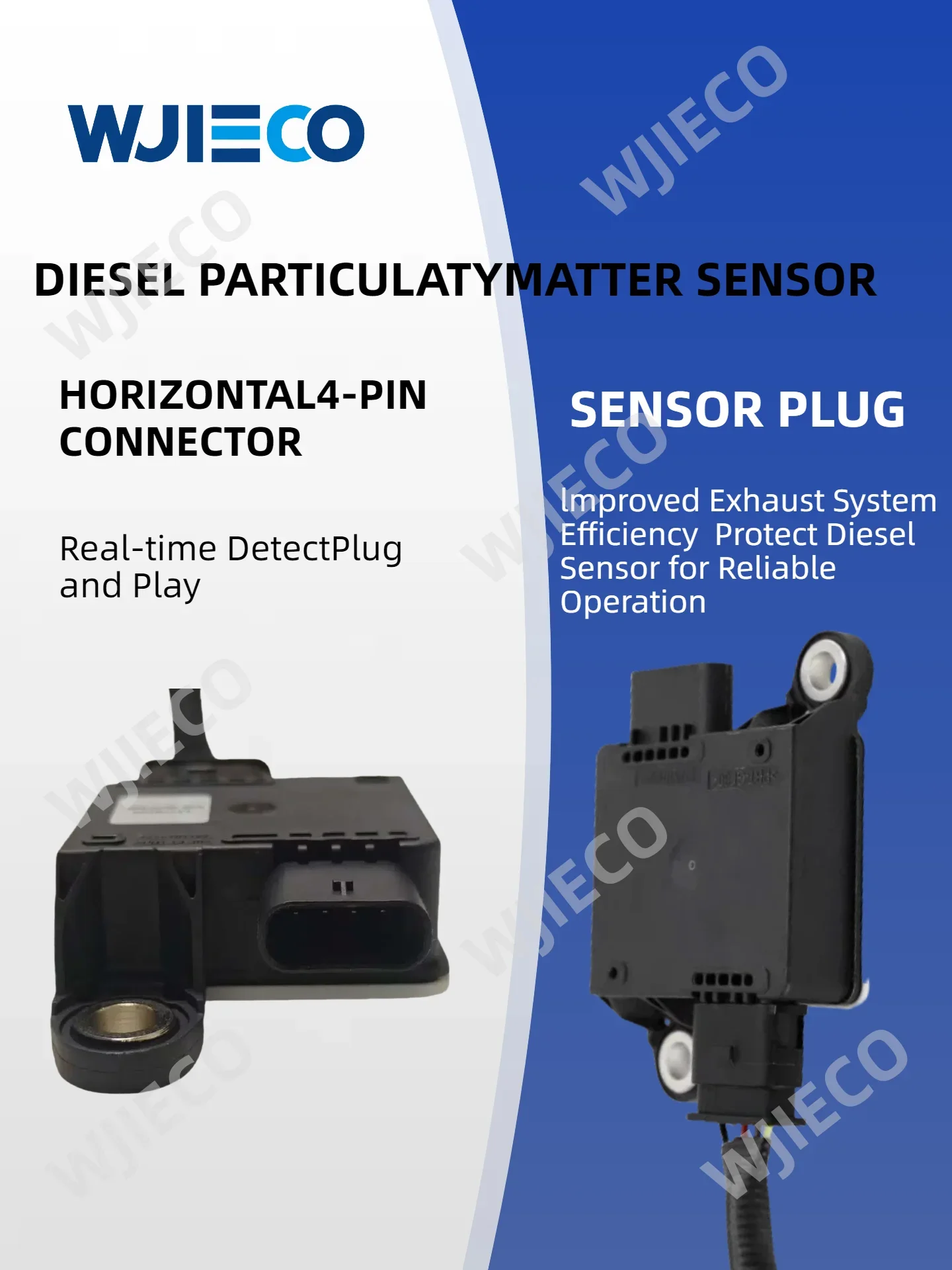 8582025-04 sensor de partículas de escape para bmw x3 x4 x5 x6 0281007688 0281007689 sensor de partículas de marca de alta qualidade