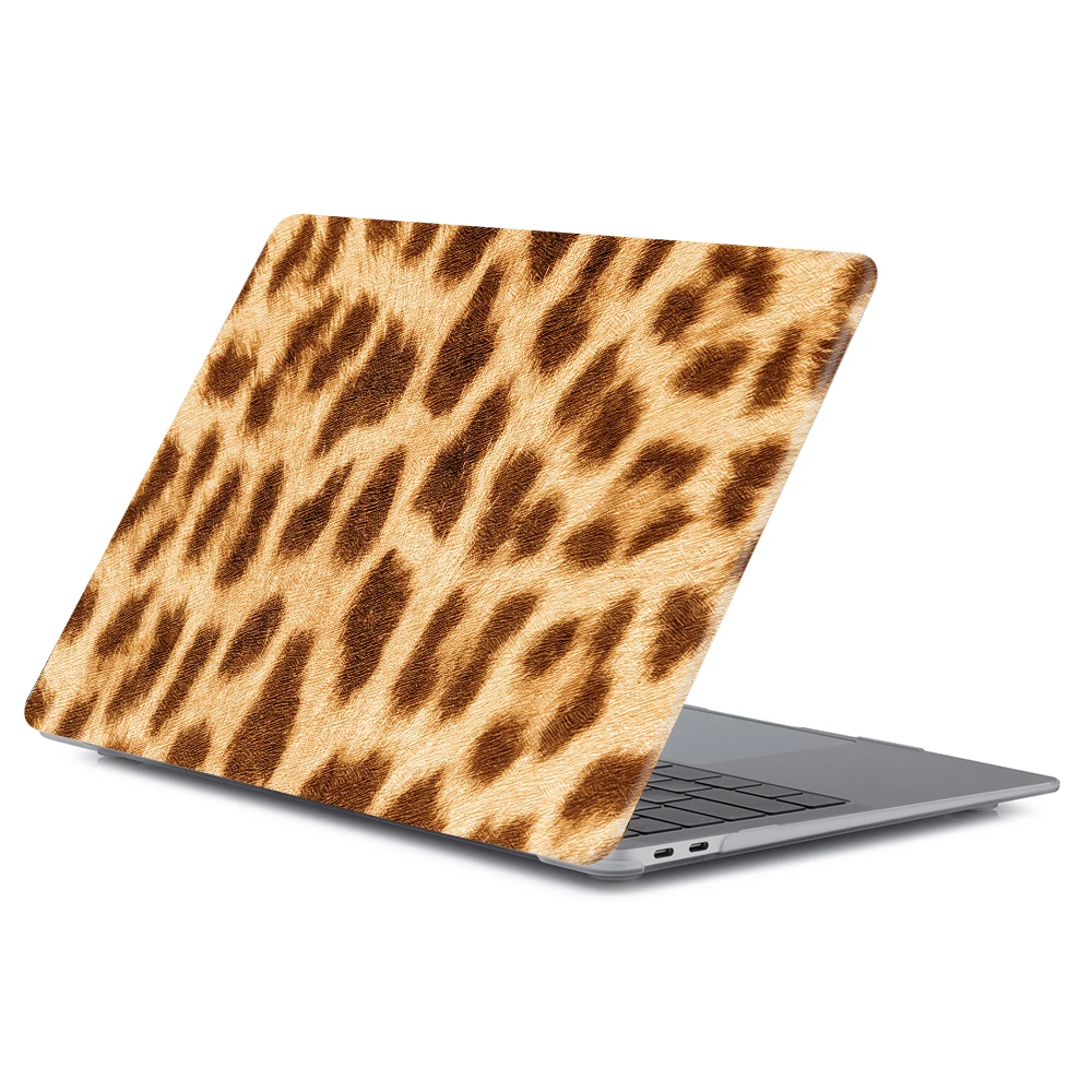 Leopard skin Printer Laptop Case for MacBook Air 15 M4 2025 model A3241 Case for MacBook Pro M1 M2 M3 13 13.6 14 16-in Pro Max