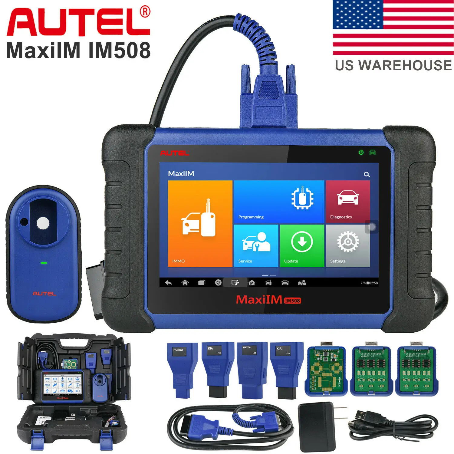 Autel MaxiIM IM508 IMMO Key Programmer for All Cars IM608 Auto Car Diagnostic Tools Sets OBD 2 Car Diagnostic  Machine