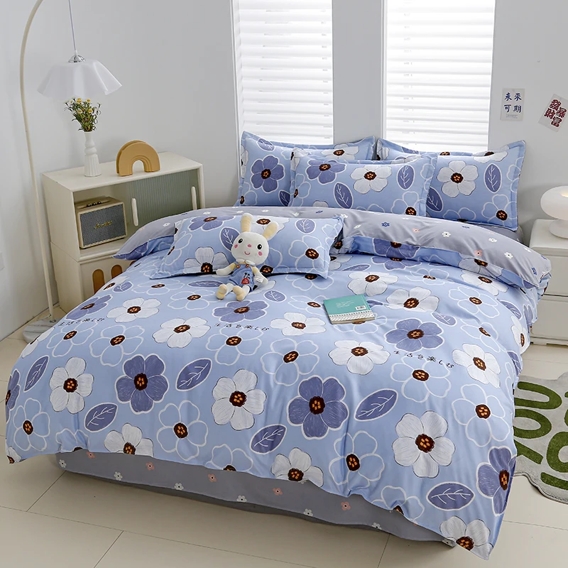 4-piece bedding set comforter set Soft and comfortable  for be suited to four seasons Suitable for the room dormitory