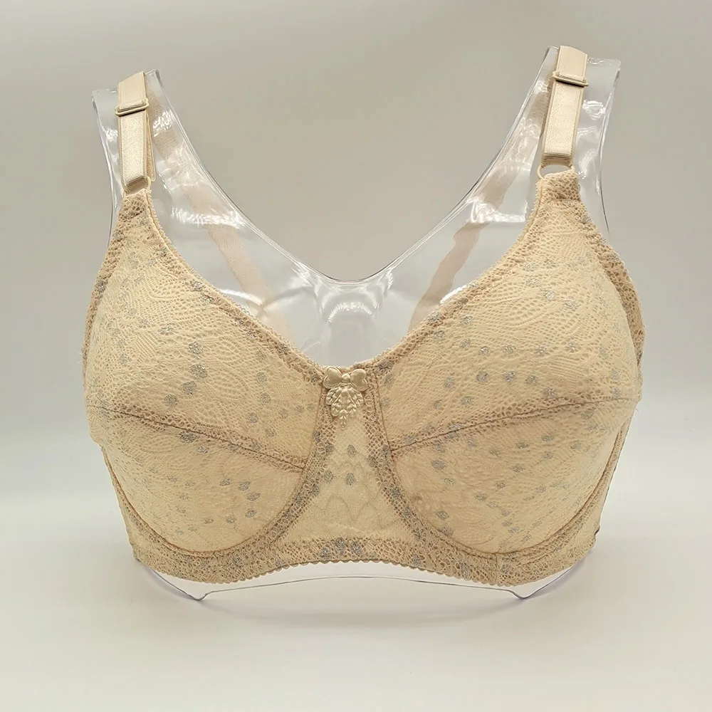 Transparent lace lingerie bra TOP sexy Minimizer support push up bras for women underwear strapless backless bh large size BH