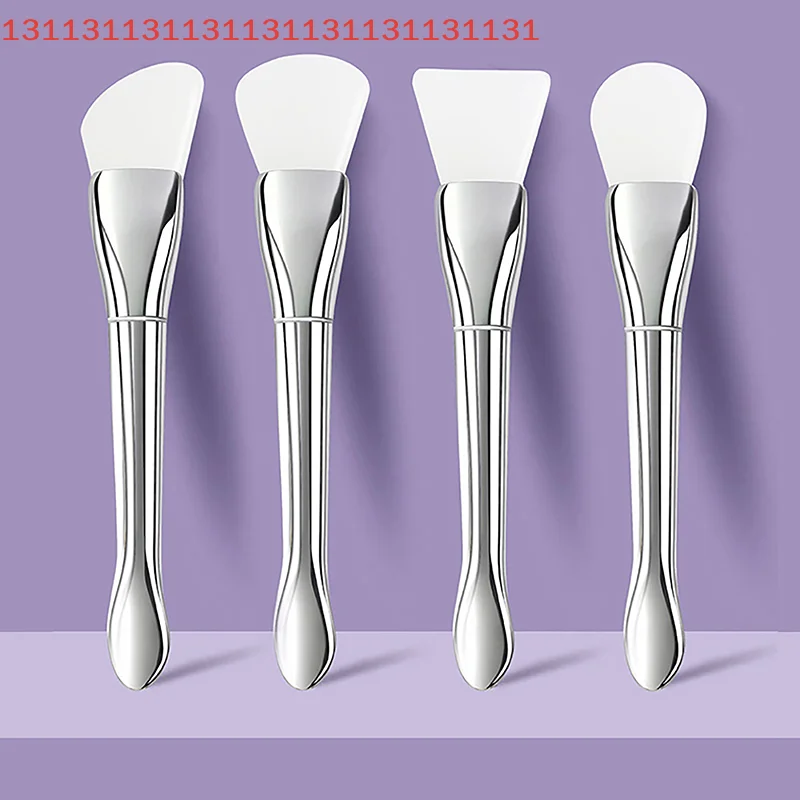 Cepillo de silicona para máscara Facial, maquillaje de cabeza suave, cepillos profesionales de crema de barro, bricolaje, cuidado de la piel, Base, Gel, herramienta cosmética de belleza