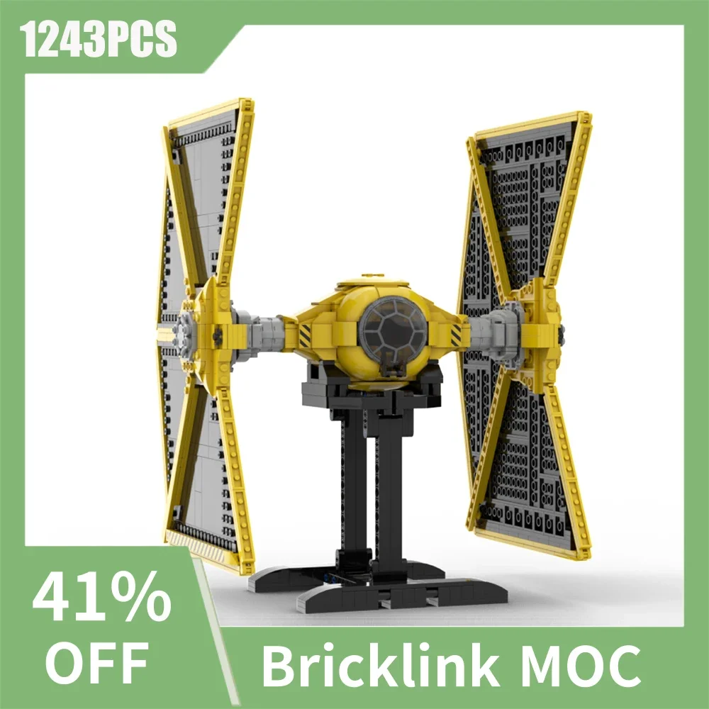 

NEW 1243PCS Famous star Movie MOC Mining Guild Tied Spacefighter model DIY creative ideas ChildToy Birthday Gift Building blocks