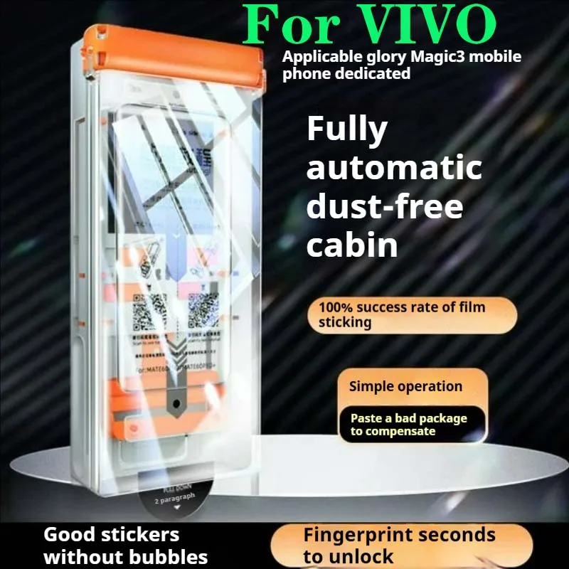 

X100Pro Roller Sealing Second Sticker X90Pro+ Curved Screen Protector For VIVO X70 Pro+ X80Pro Ceramic Film X100Ultra X60/50Pro