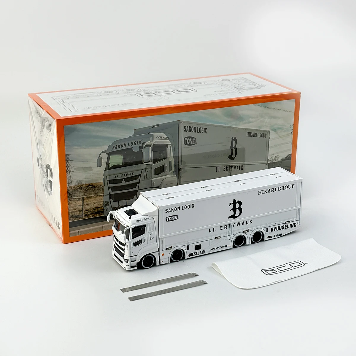 GCD 1:64 LBWK Mitsubishi LB-TRUCKS diecast model car