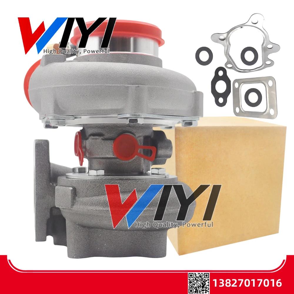 For GT25 GT28 T25 T28 GT2871 GT2860 Universal 0.6A/R Turbo Turbocharger 400HP+ Water Cooled A/R .60 .64 Journing bearing Turbine