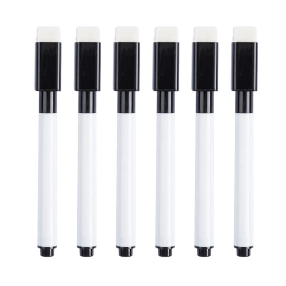 50 Pen Water Colour Whiteboard Marker Pens Dry Erase White Board Pen with Eraser Magnetic Markers Writing WaterColor Pen