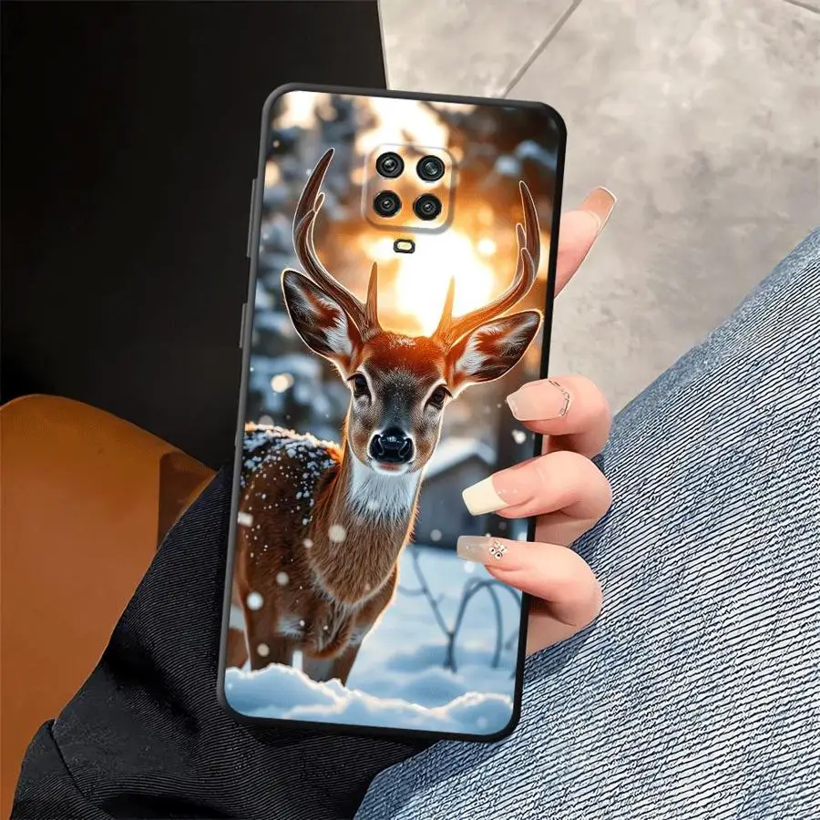 حافظة لهاتف شاومي ريدمي نوت 9S 10S 9 10 11 12 Pro 7 8 11s 12s 13 14 Pro Plus غطاء هاتف ناعم أسود