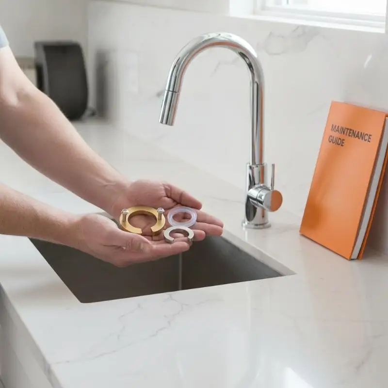 Faucet Sealing Gasket Gasket Leakproof: Fixing Tool Set Locking Nut Prevent Bathroom Kitchen