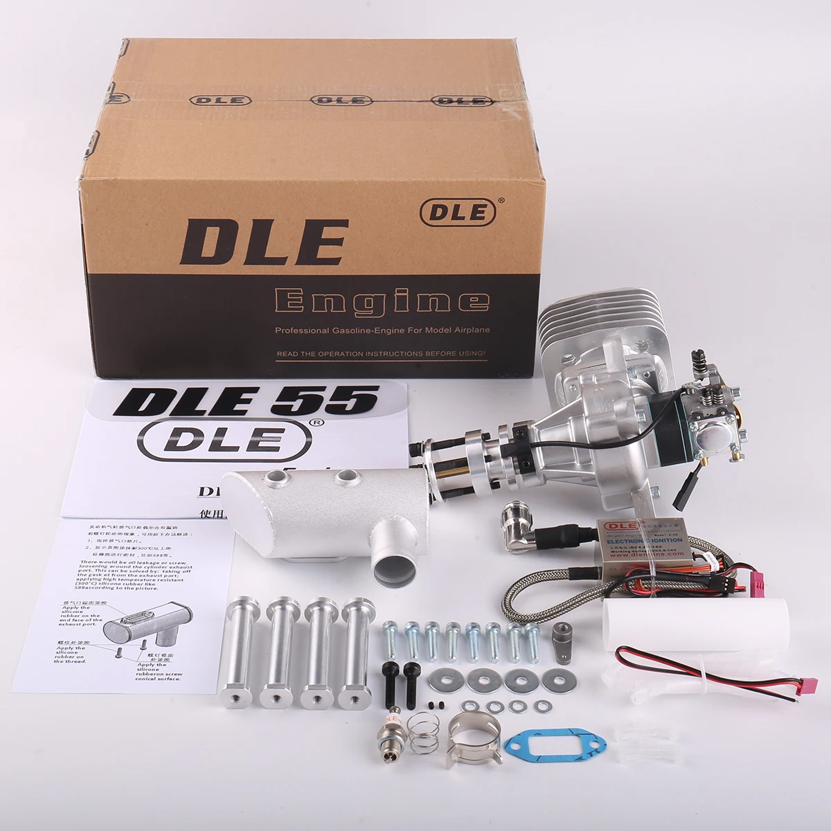 DLE 55 55CC Original GAS Engine For RC Airplane Model Hot Sell,DLE,DLE55CC,DLE-55CC Dle55 For RC Airplane Fixed Wing Model