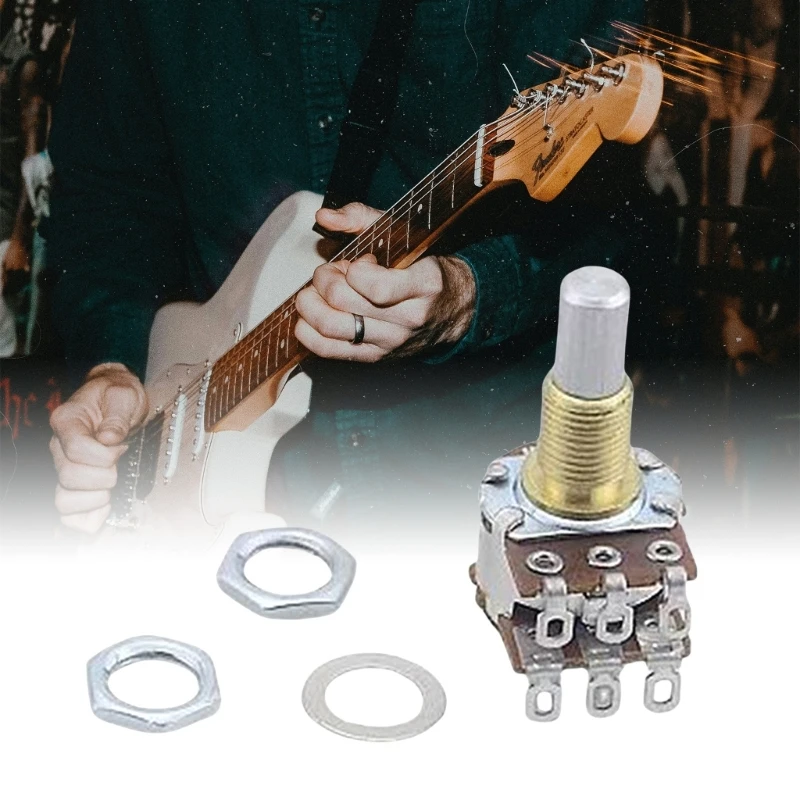 Guitar Double Ganged Balance Potentiometer MN250K/MN500K For Precise Tone Adjustment Guitar Bass Replacement Accessory