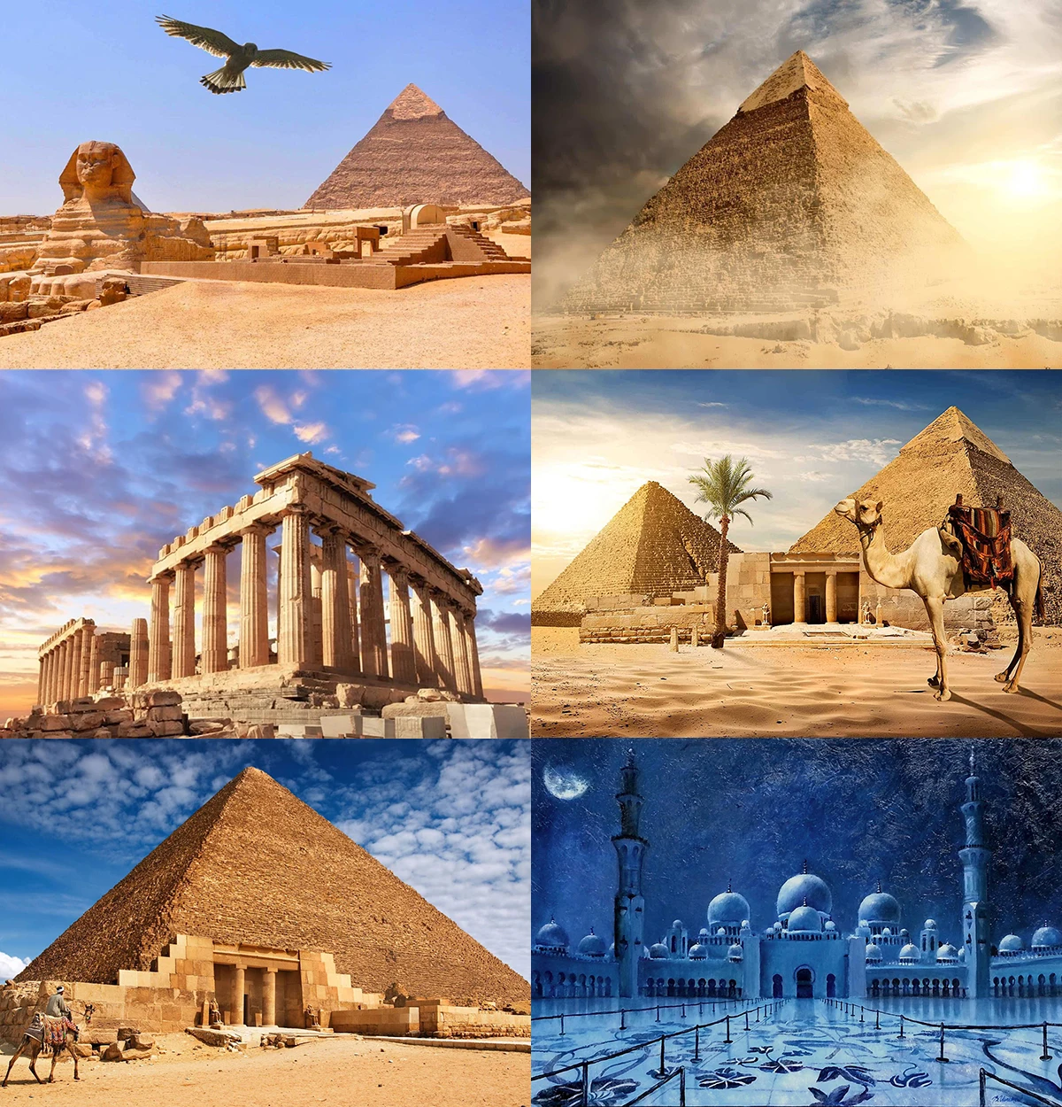 Ancient Civilization Country Photography Backdrop Pyramid Desert Greece Temple Photo Architecture Studio Props Indoor Decoration