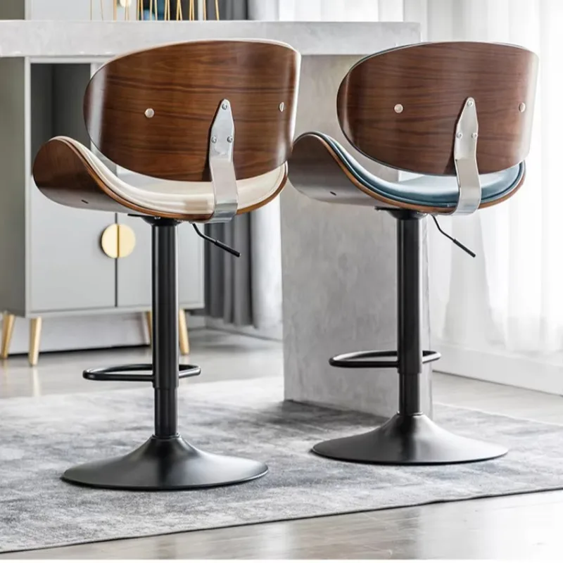 Adjustable Metal Swivel Counter Height Modern Luxury Kitchen Design High Stools Bar Chairs for Bar Table