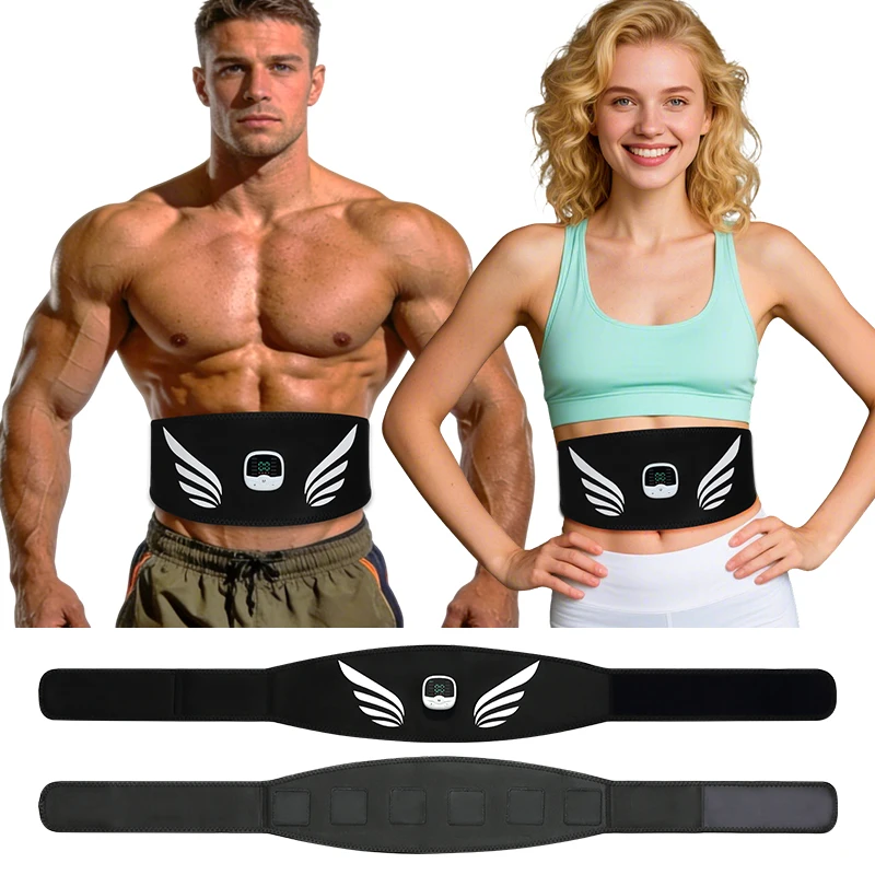 スマート-abs-トレーナー筋肉刺激装置筋肉トナー腹部調子を整えるベルト男性女性ボディウエストホームオフィスマッサージフィットネス
