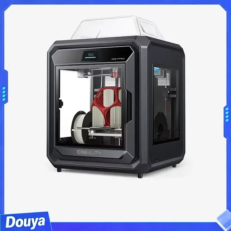 Sermoon D3 Pro Enclosed FDM 3D Printer Dual Hotend Full Auto Leveling 300℃ High Temp Nozzle for Industrial Prototyping