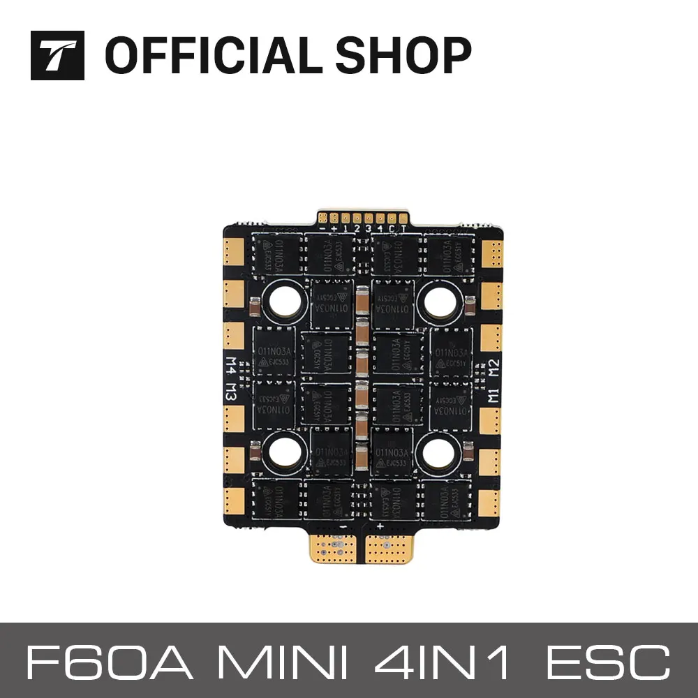 

T-MOTOR F60A mini 8S 4IN1 20X20 Racing ESC for FPV