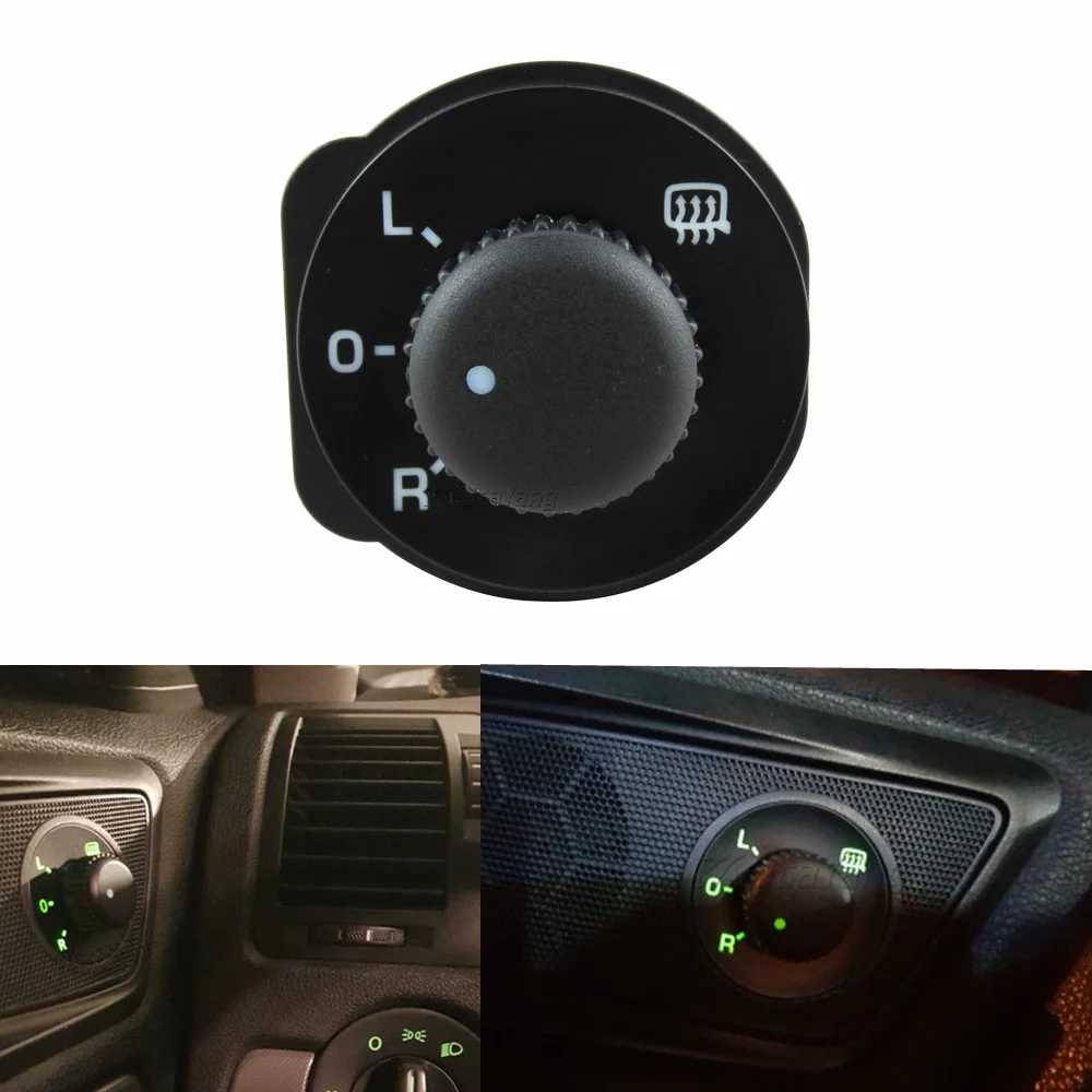 Adjuster Switch Rear View Mirror Control Knob Button For SKODA Octavia 2004-2013 1ZD 959 565 1Z1959565A 1ZD959565 1Z0959565A