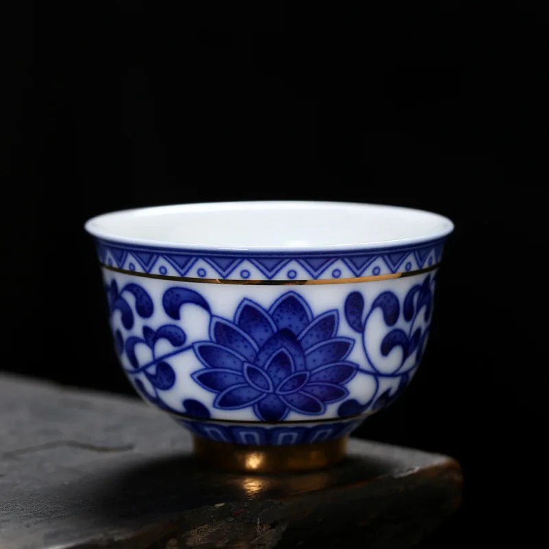 Chinese Porcelain Jingdezhen Vintage Aesthetic Tea Cup Teeware Teware Ceramic Glaze For Kung Fu Oolong Tieguanyin Puer White Tea