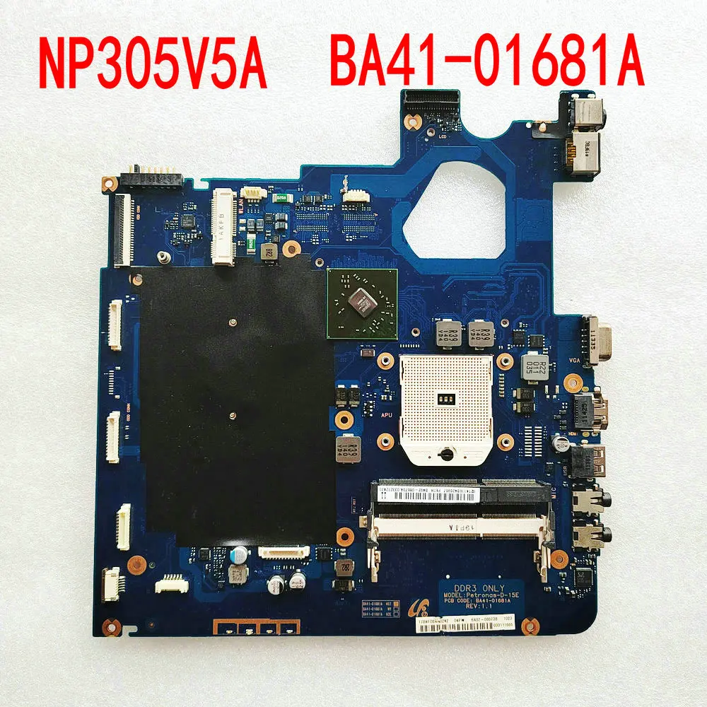 

For Samsung NP305V5A Laptop Motherboard BA41-01681A Mainboard BA92-08673A BA92-08673B DDR3 HD6400M 1GB tested good