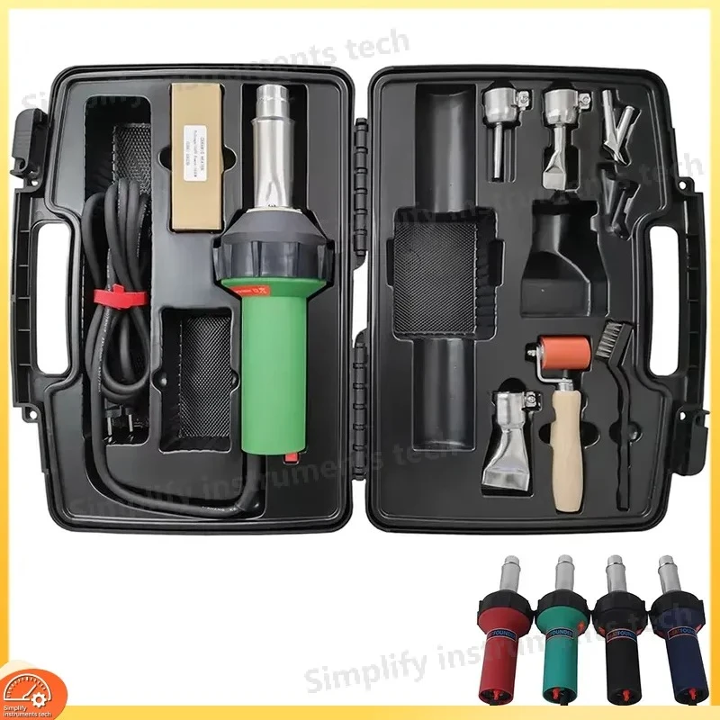 1600W Hot Air Welding Gun PVC HDPE Geomembrane Plastic Welder Handheld Heating Tool for Sports Floor Waterproof Tarp Repair