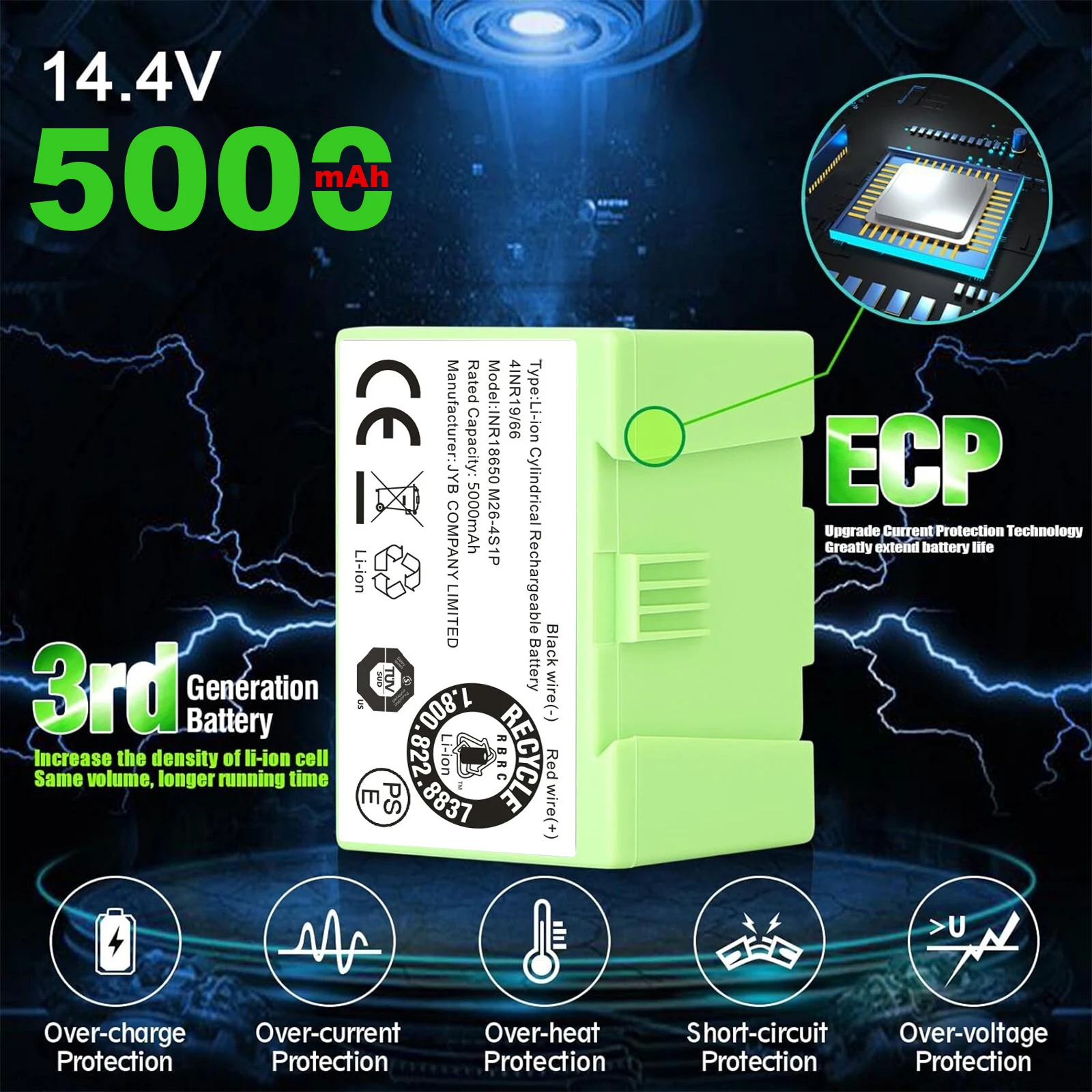 14.4V Rechargeable … - image