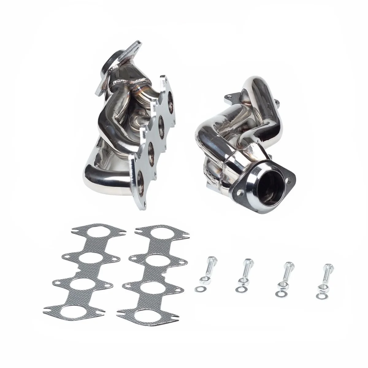 

New Exhaust Pipe Stainless Steel for F150 04-10 5.4L V8 Stainless Exhaust Manifold Shorty Headers Performance EH28577