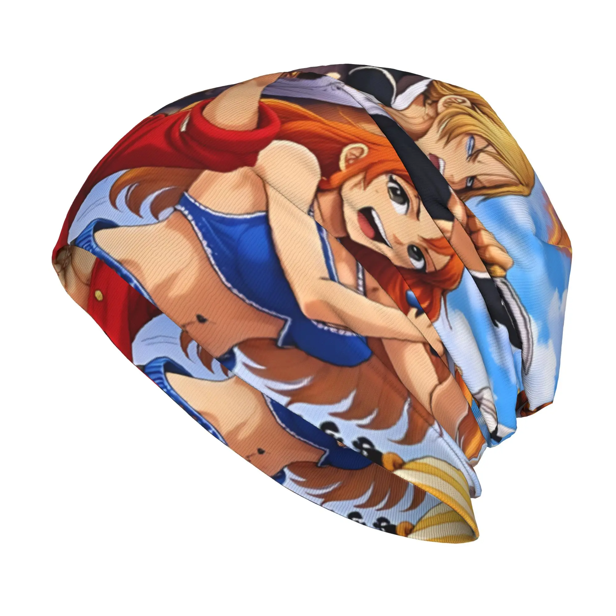 1 Piece Monkey D Luffy Skullies Caps Sit Thin Hat Autumn Spring Bonnet Hats Men Women's Unisex Ski Cap