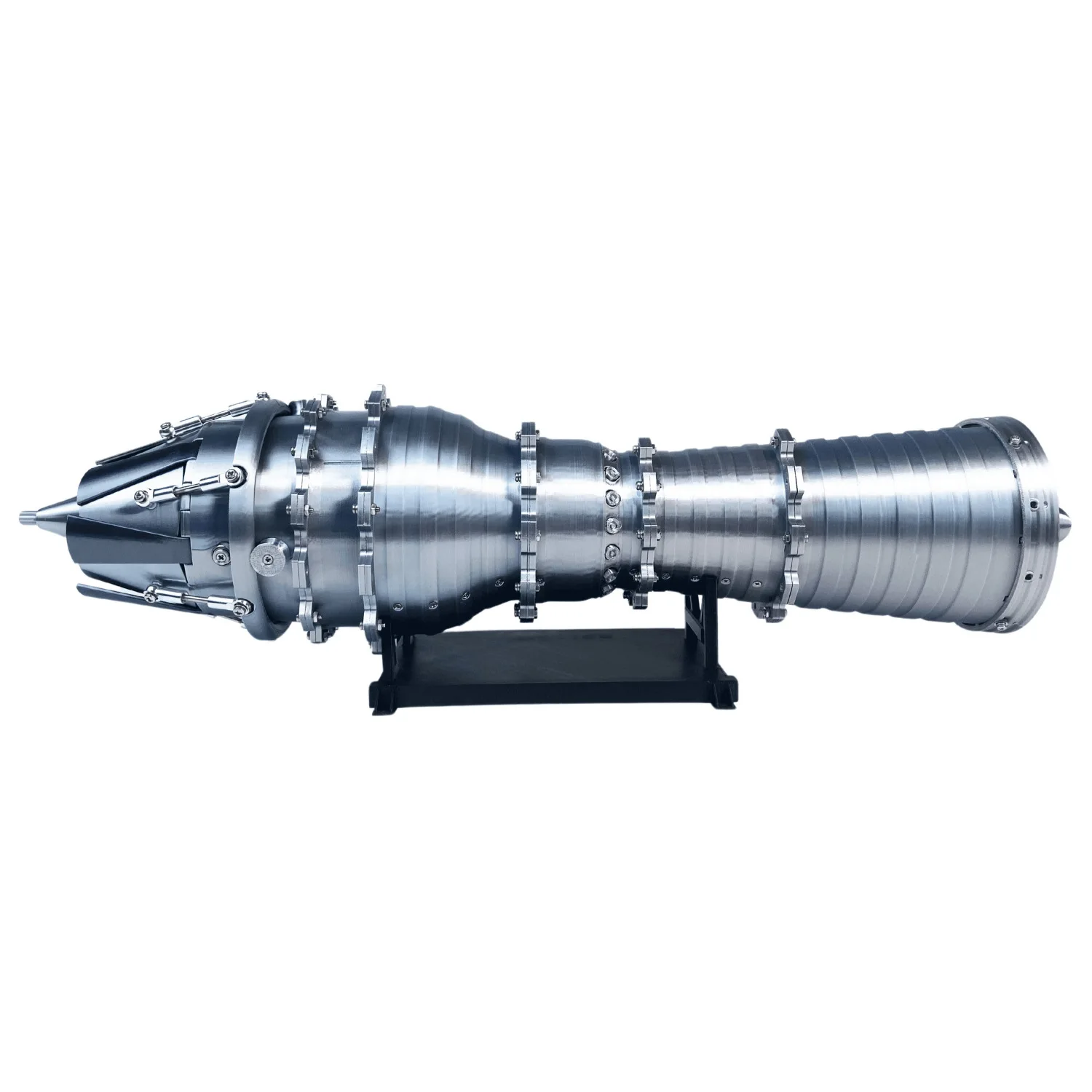GE J79 Turbojet Engine Model - 3D Printed Fighter Jet Display with Electric Motor