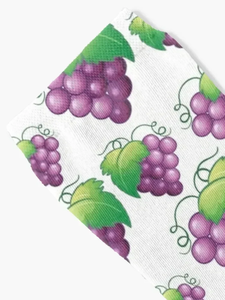 جوارب العنب الأرجواني جوارب جمالية كرتونية للمشي لمسافات طويلة للأولاد والأطفال جوارب نسائية #2