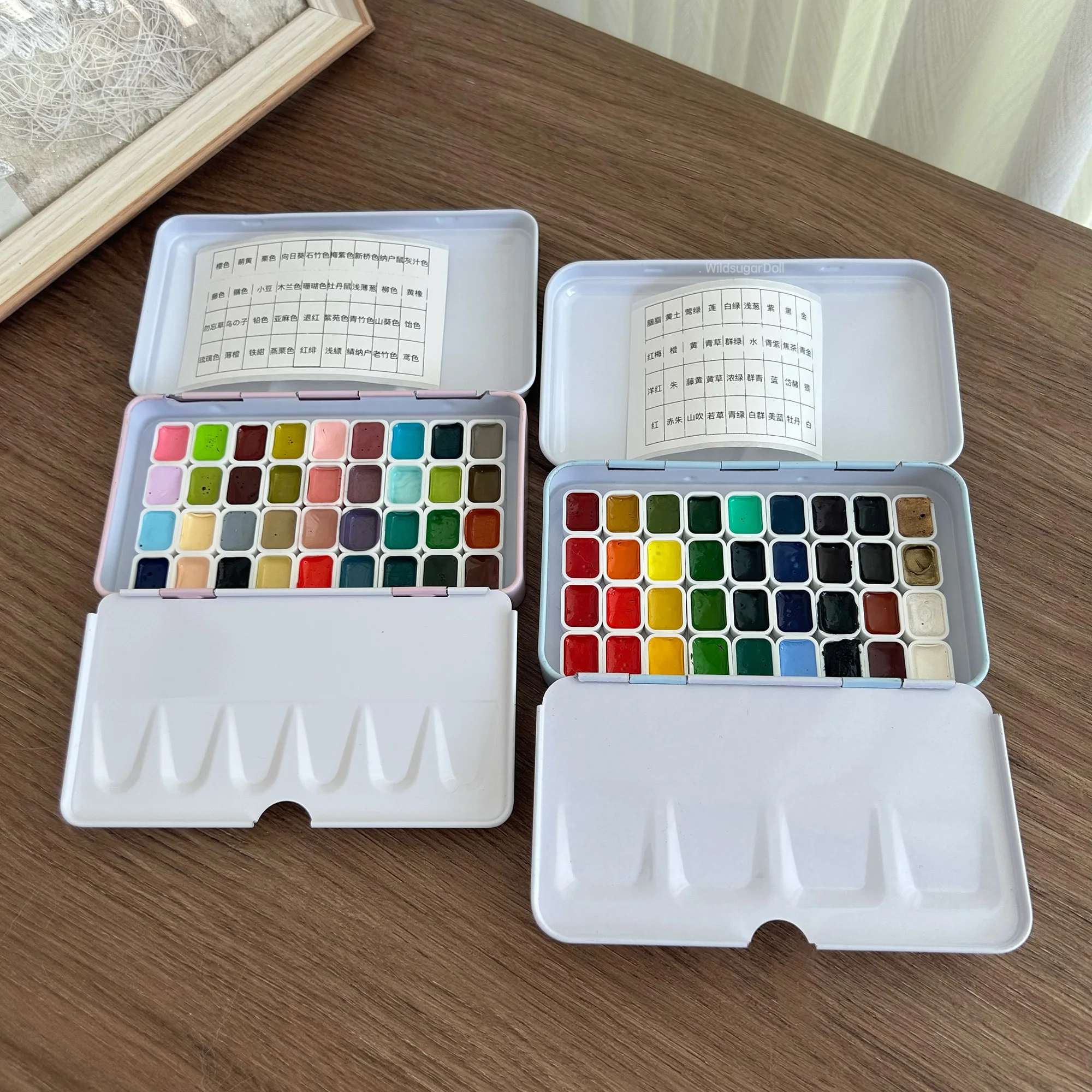 Kuretake Professionelles Aquarellfarben-Set 36 Farben Künstlerbedarf für Erwachsene Hergestellt in Japan zum Malen
