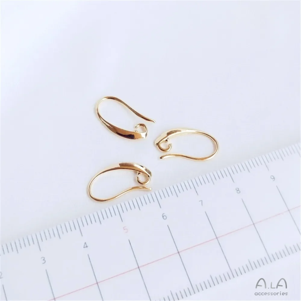 14K Gold Plated Ear hook Hand diy simple ear hook accessories hand made semi-finished materials