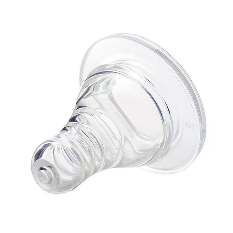

Natural Flexible Soft Silicone Pacifier Nipple Replacement Feeding Milk Bottle - For Daily Use