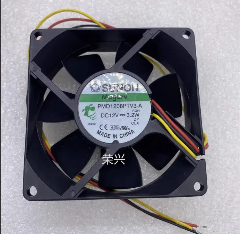 SUNON PMD1208PTV3-A F.GN DC 12V 3.2W 80x80x25mm 3-Wire Server Cooling Fan