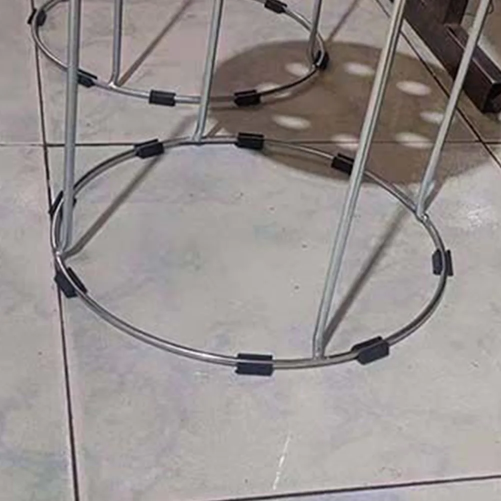 100Pcs Chair Feet Caps Non-Slip Floor Protectors Plastic Furniture Leg Tips Office Stool Desk Accessories Chair Feet Covers