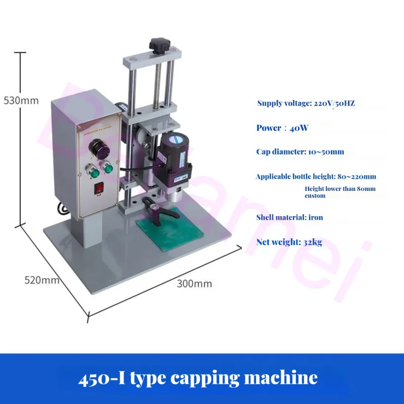 Bàn Tự Động Đóng Nắp Máy Điện Nhựa Nắp Chai Kín Khóa Máy Nước Capper