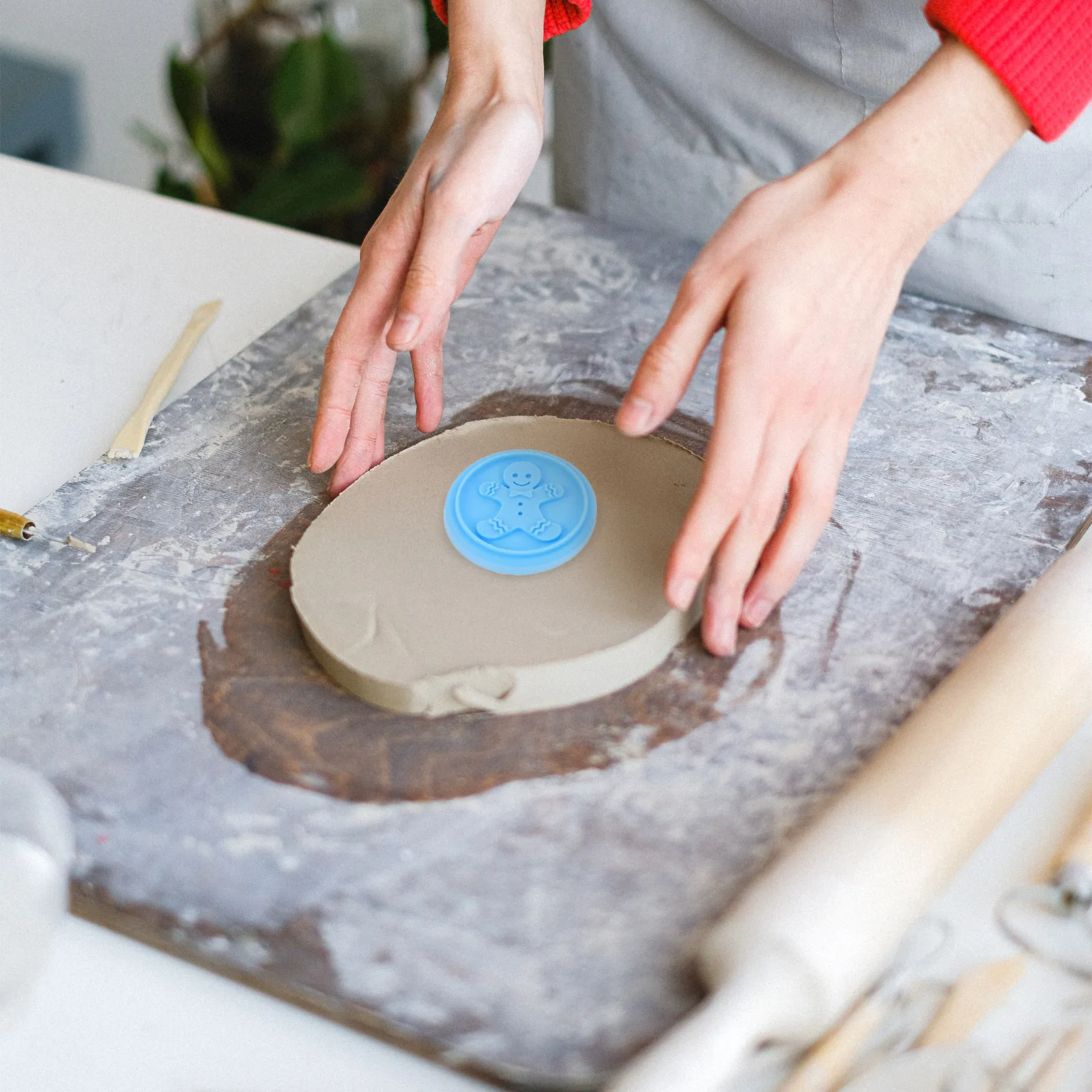 

Набор из 6 форм для рождественского печенья и кексов, ручные пресс-формы для печенья, с гладкой поверхностью, для самостоятельного изготовления, штампы для печенья, формы для рождественских кексов