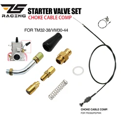 ZS Racing FCR PE PWK Choke Lever Cablefor Choke Conversion Kits MK-413 TM VM Carburetors Cable Starter Kit Cable operated choke