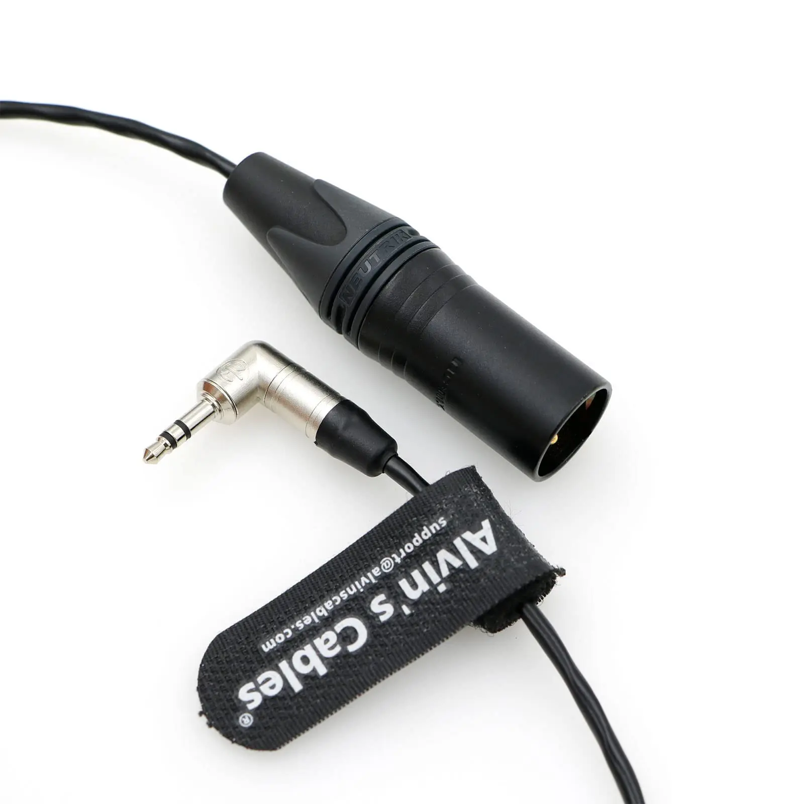 Alvin's Cables Timecode-Kabel für Sony FS7 |   Sony FS5 |   Canon C100 Kamera von Tentacle Sync 3,5 mm TRS auf XLR 3-poliger Stecker Zeitcode