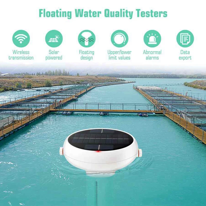 Smart Wifi Zigbee Chlorine Meter PH ORP EC TDS Salinity Temp Swimming Pool Water Quality Analyzer Reusable Durable Easy To Use B