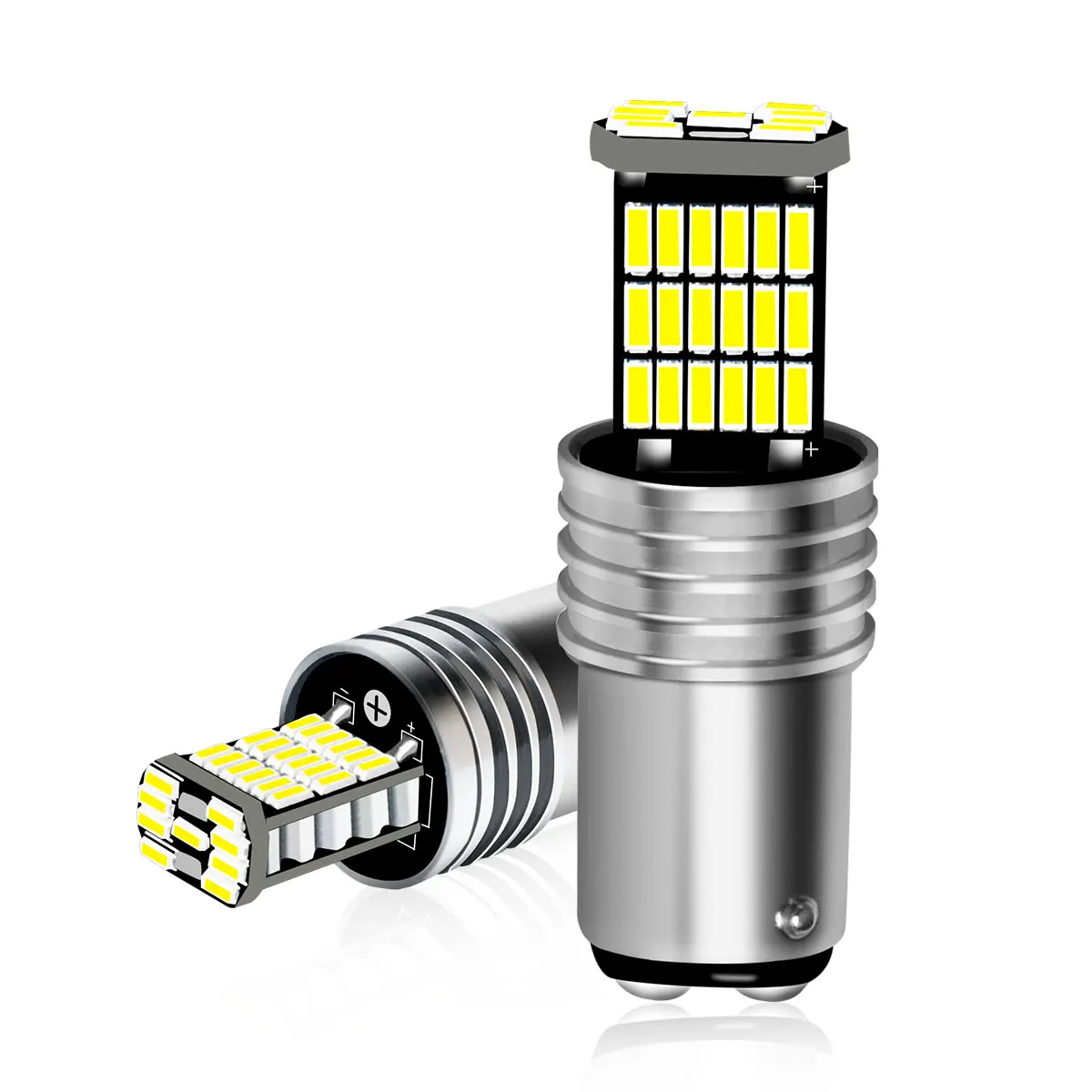 Superhelle 1156 BA15S 1157 BAY15D 4014 45 Chipsätze LED-Signallampen für Auto-Hinterrad-Blinker, Rückwärtsbremse, Lauflichter